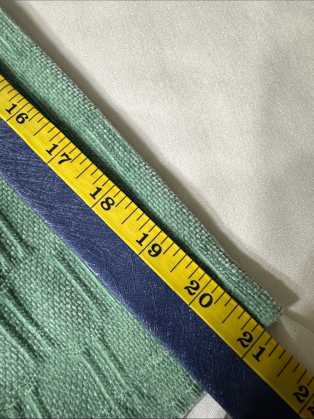 Denin & Co Mint/Sage Green Quarter-Zip Textured Pullover Sweater Size LP - Picture 13 of 15